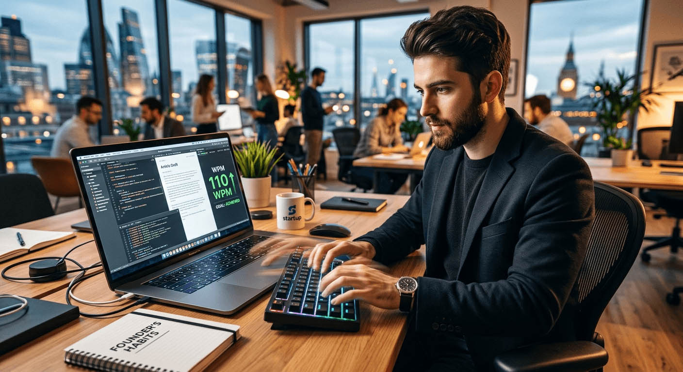 Typing Faster is a Productivity Habit Every Founder Should Build